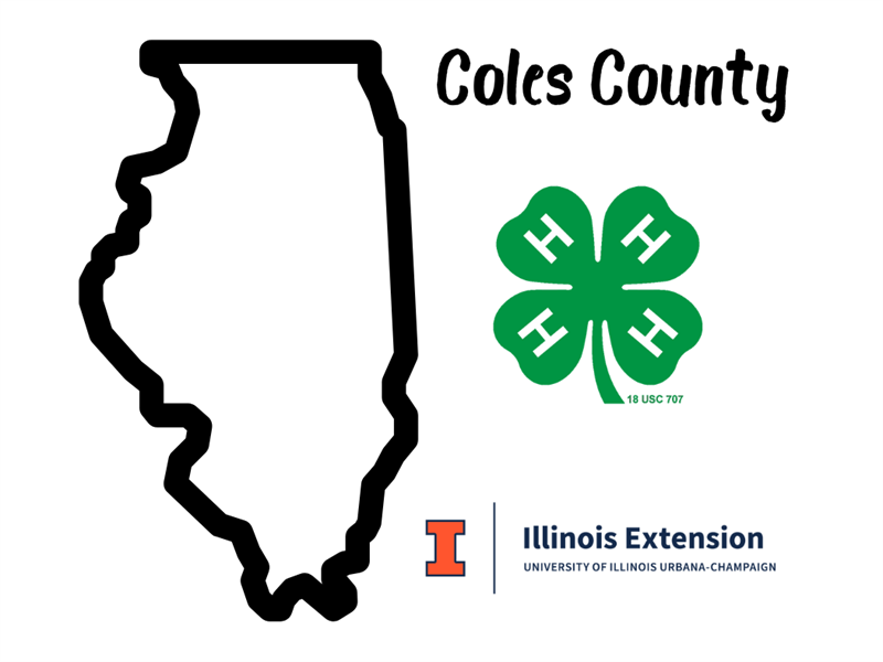 Logo for 2025 Coles County 4-H Fair