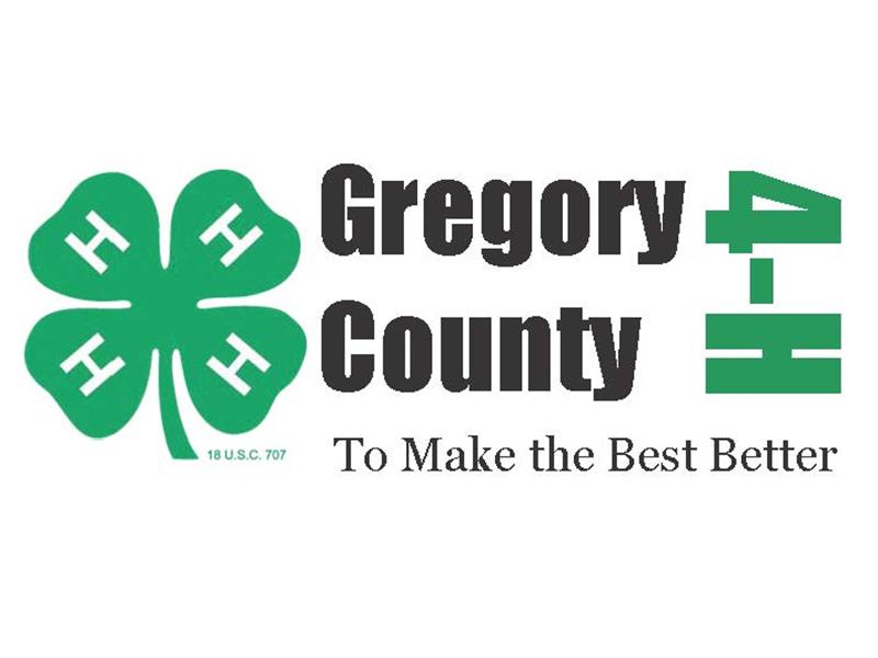 Logo for 2025 Gregory County 4-H Horse Show