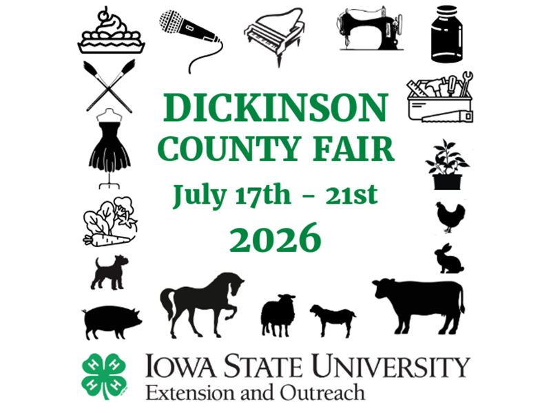 Logo for 2026 Dickinson County Fair
