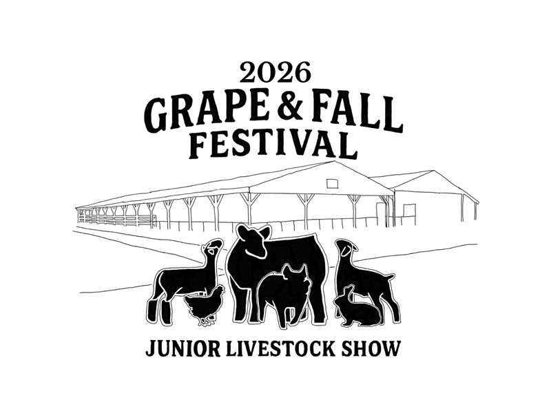 Logo for 2026 Grape & Fall Festival