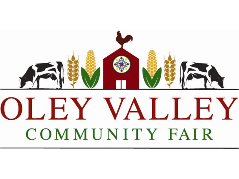 Logo for 2026 Oley Valley Community Fair (no animals)